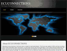 Tablet Screenshot of ecuconnections.com